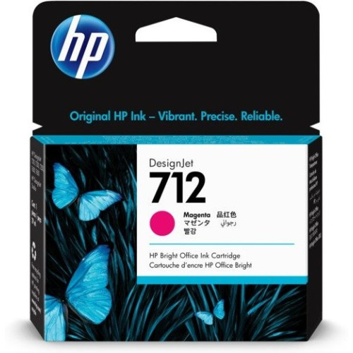 HP 712 (3ED68A) magenta - originálny